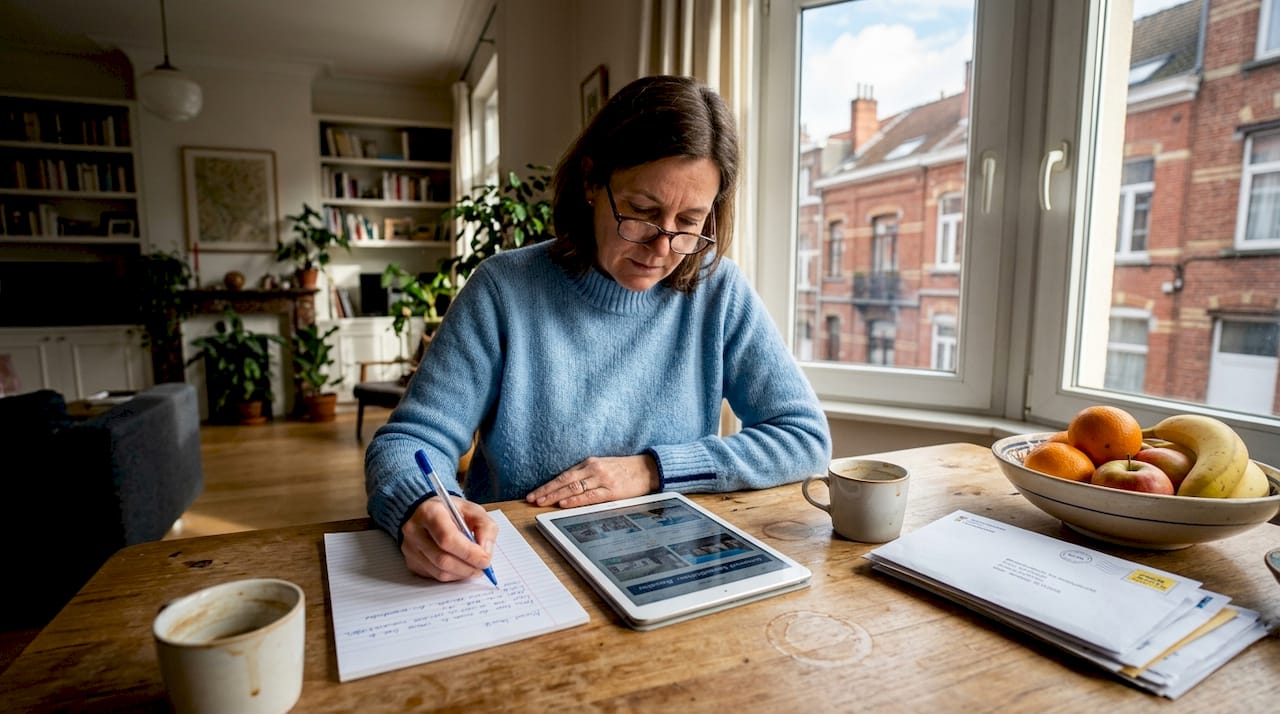 Estimation de bien à Bruxelles : comprendre pour décider 1 Un propriétaire à Bruxelles qui analyse et compare les ventes immobilières pour mieux comprendre le marché local.