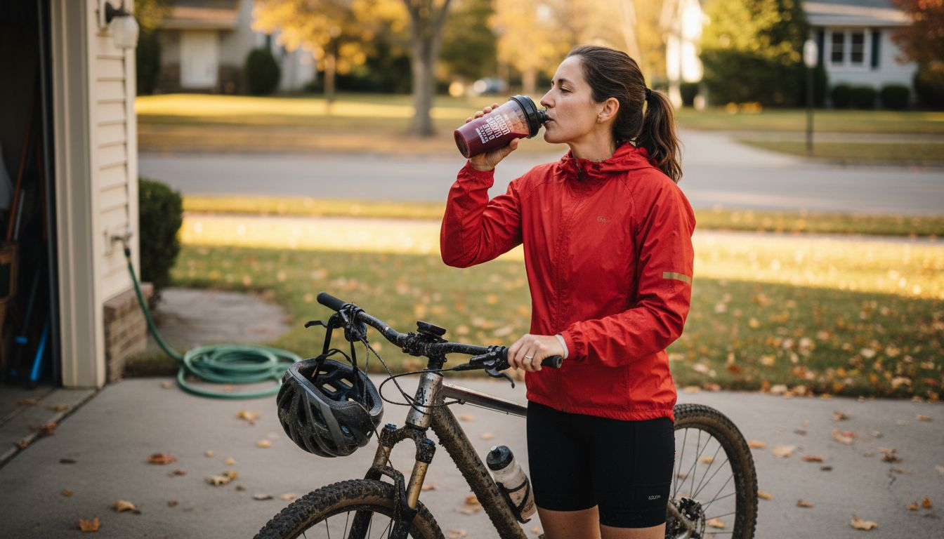 Cyclist using beetroot supplement for recovery