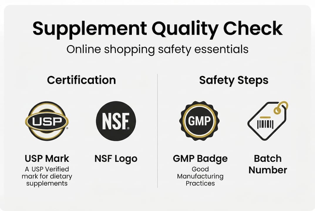 Infographic quality checks for online supplements