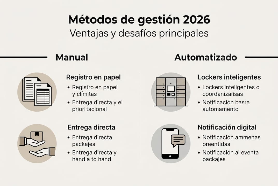 Infografía sobre los diferentes métodos de envío de correos: ventajas y retos principales