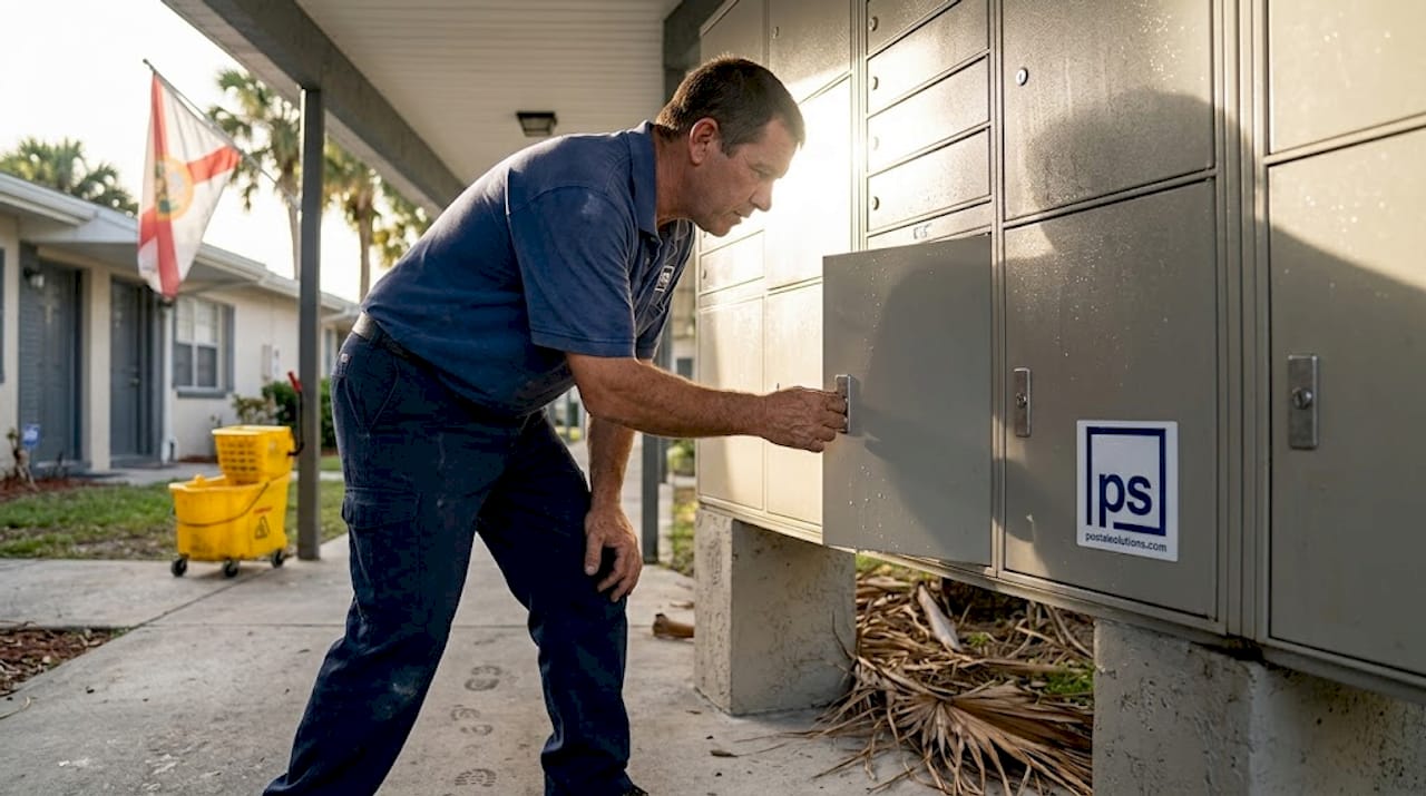 Outdoor parcel lockers inspected in Florida