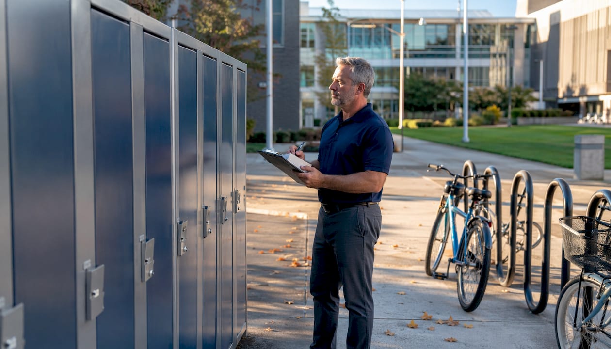 Cover image — Year-Round Outdoor Locker Performance: A Facility Manager's Guide