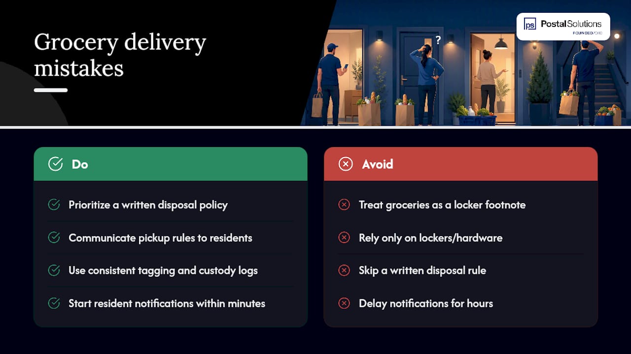 What Most Property Managers Get Wrong About Grocery Delivery Handling — overview diagram