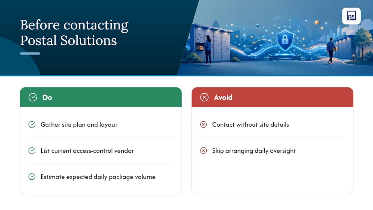 Get Access-Control-Ready Lockers Installed and Managed — overview diagram