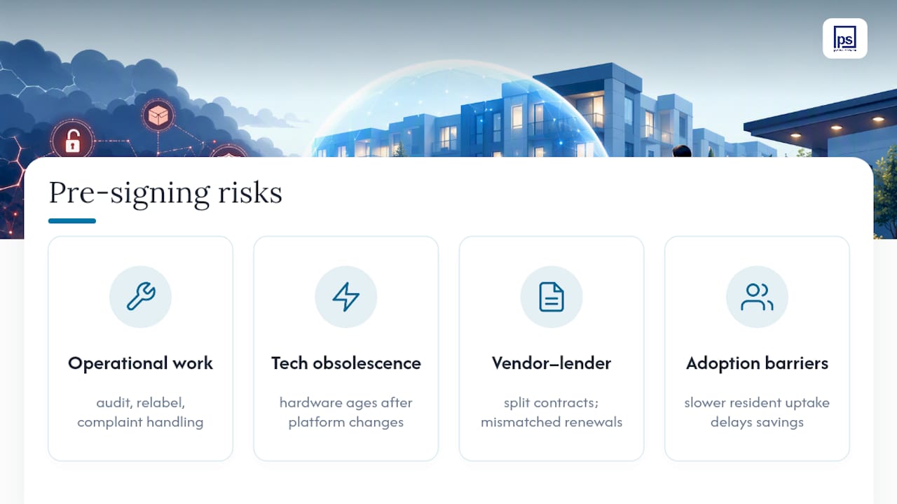Four locker financing risks before signing