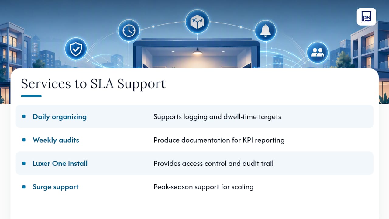 How Postal Solutions Operationalizes Your SLA — overview diagram