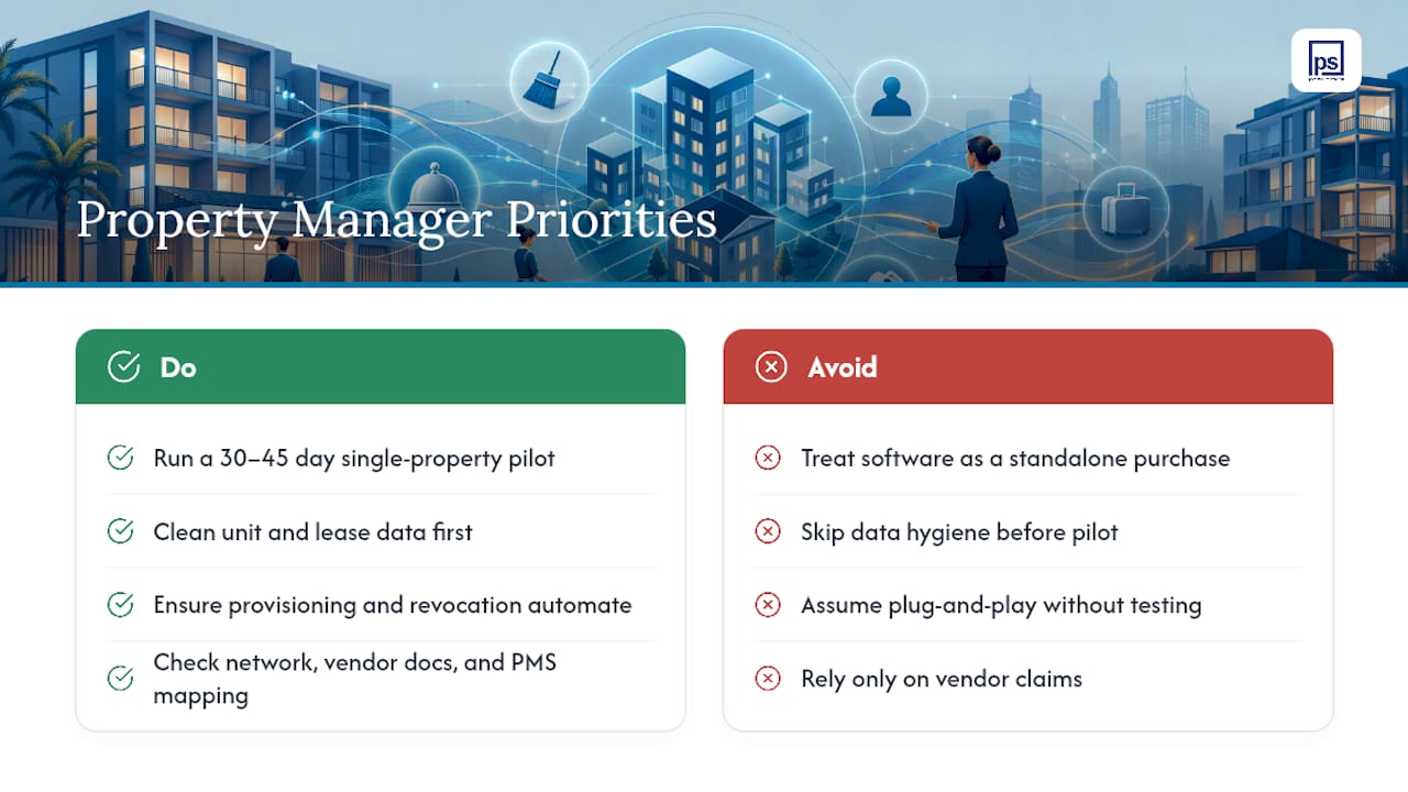 What the Data Actually Tells Property Managers to Prioritize — overview diagram