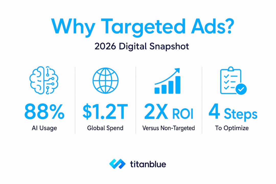 Infographic showing 2026 digital advertising stats