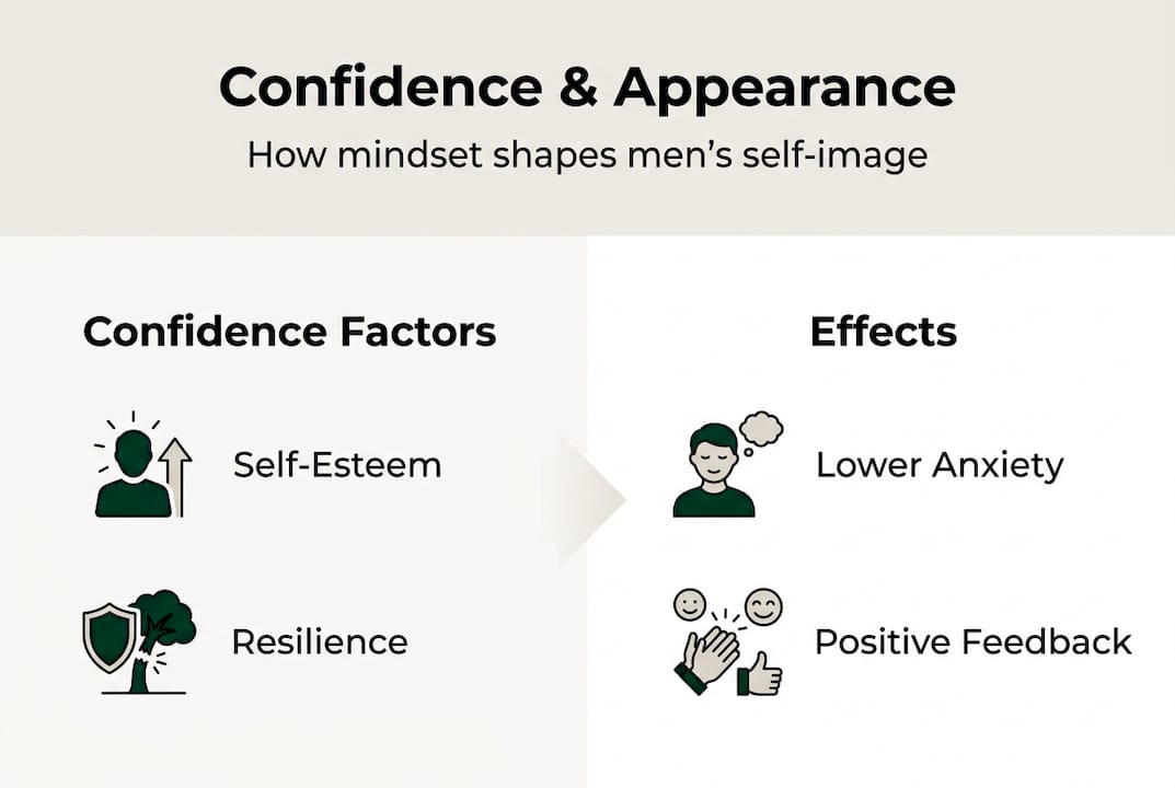 Infographic on confidence and appearance links