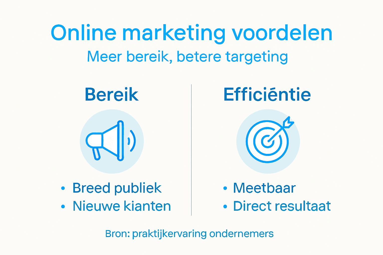 Infographic: De grootste voordelen van online marketing op een rij