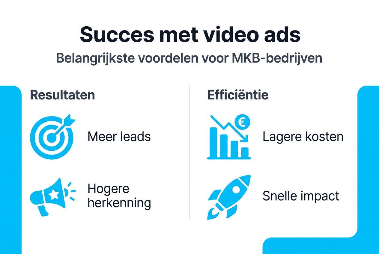 Infographic: De voordelen van video-advertenties voor het MKB
