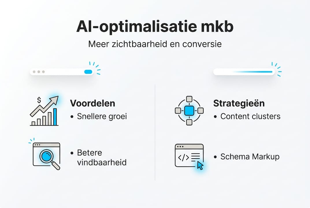 Infographic: de voordelen van AI en slimme strategieën om ermee aan de slag te gaan