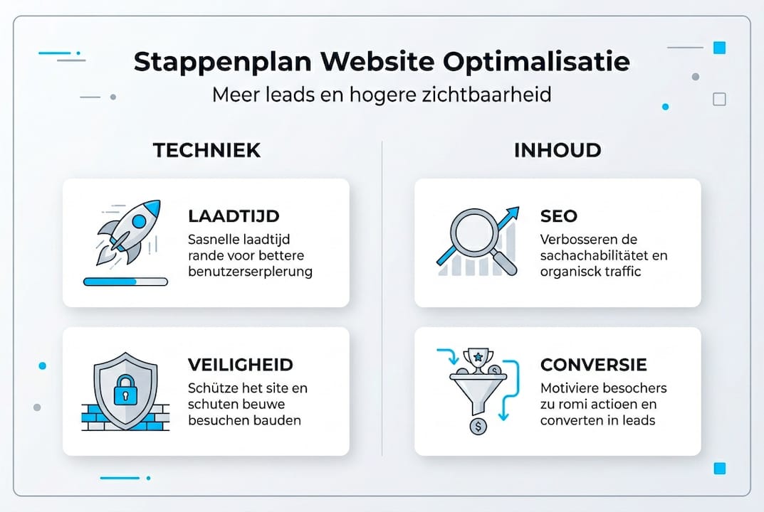 Stappenplan in beeld: zo haal je het maximale uit je website