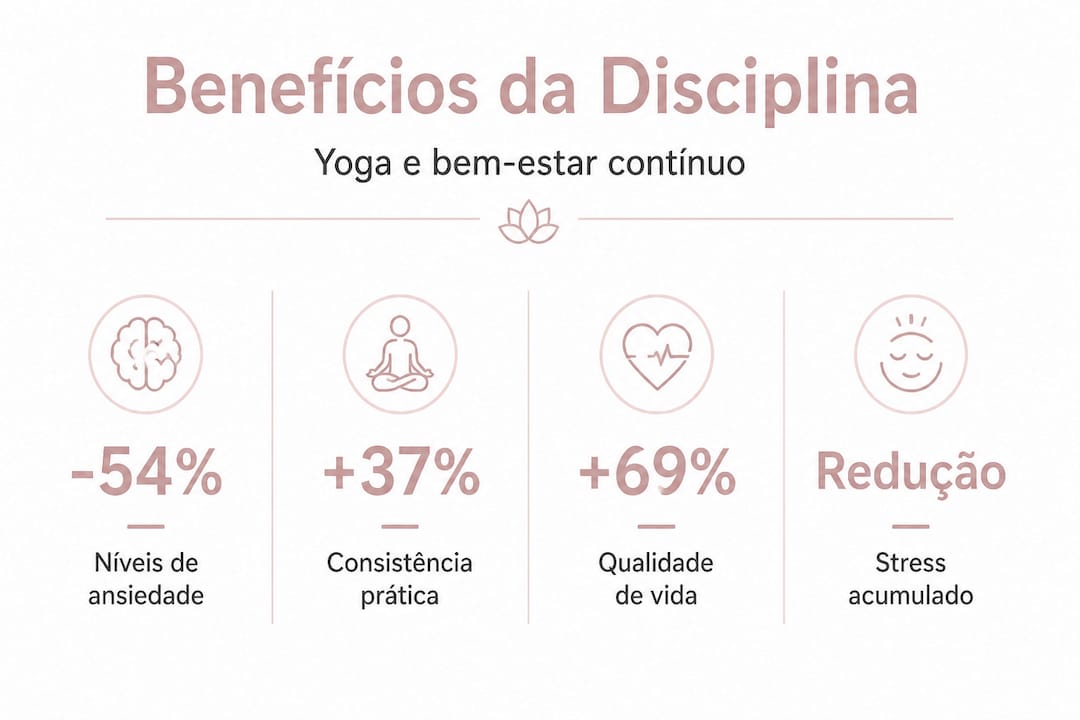 Infográfico: os principais benefícios da prática de yoga