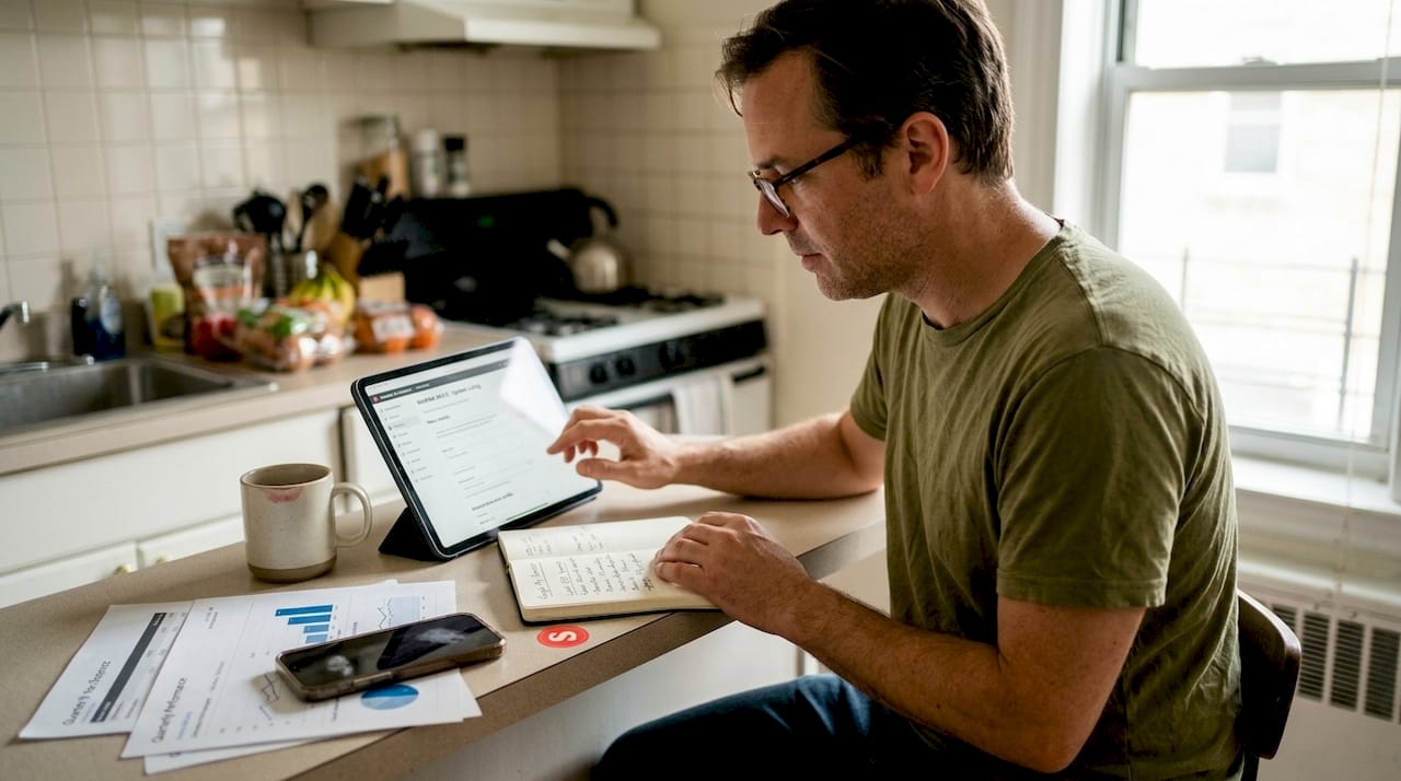 Marketer updates restaurant SEO on tablet