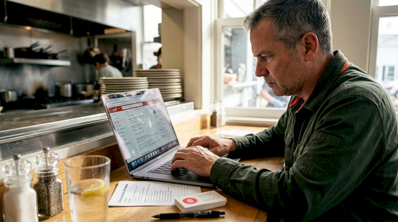 Owner updates multiple restaurant review profiles