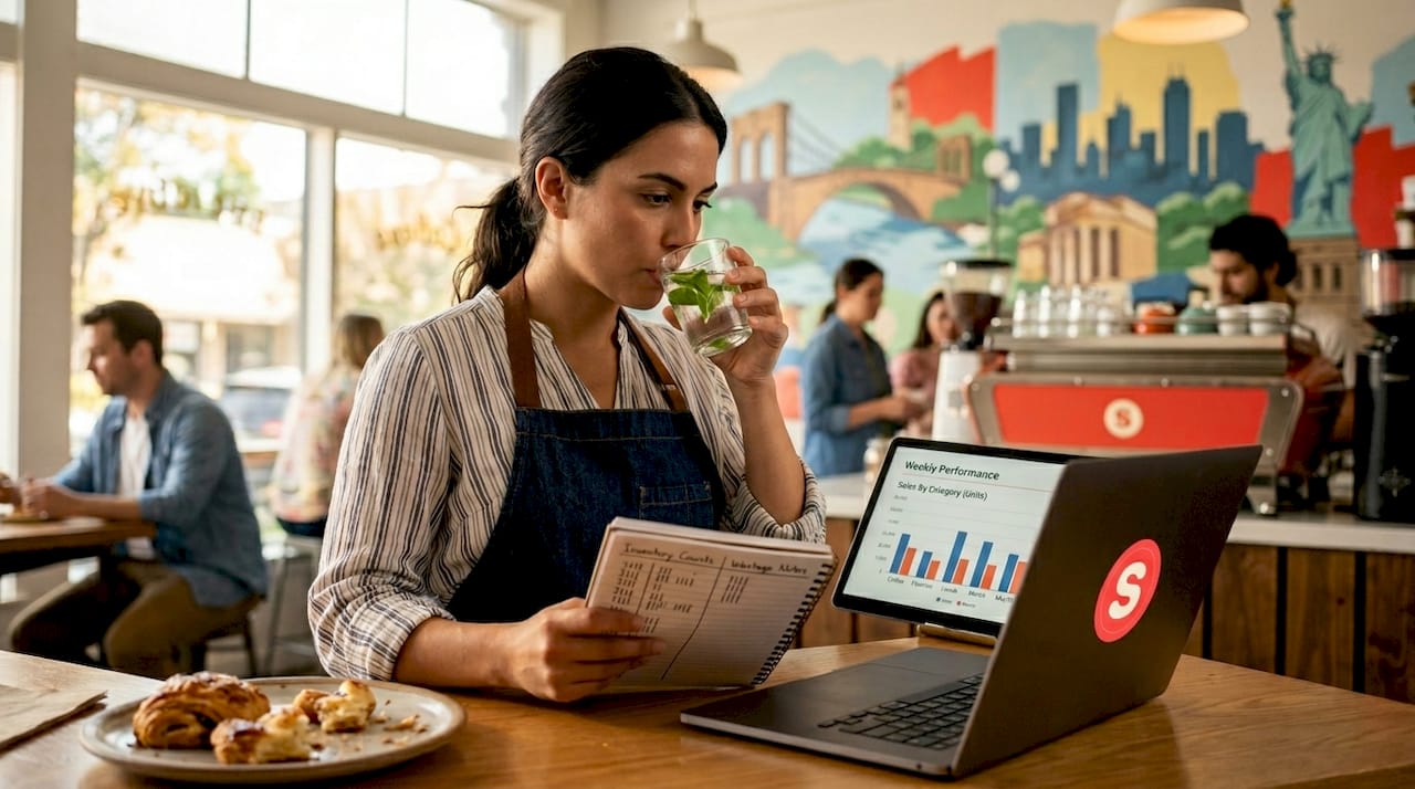 Manager analyzes restaurant promotion results