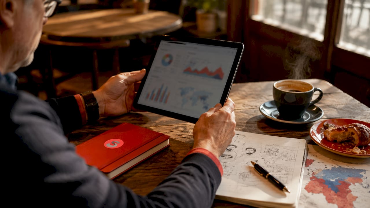 Tablet and notes for targeted local ads