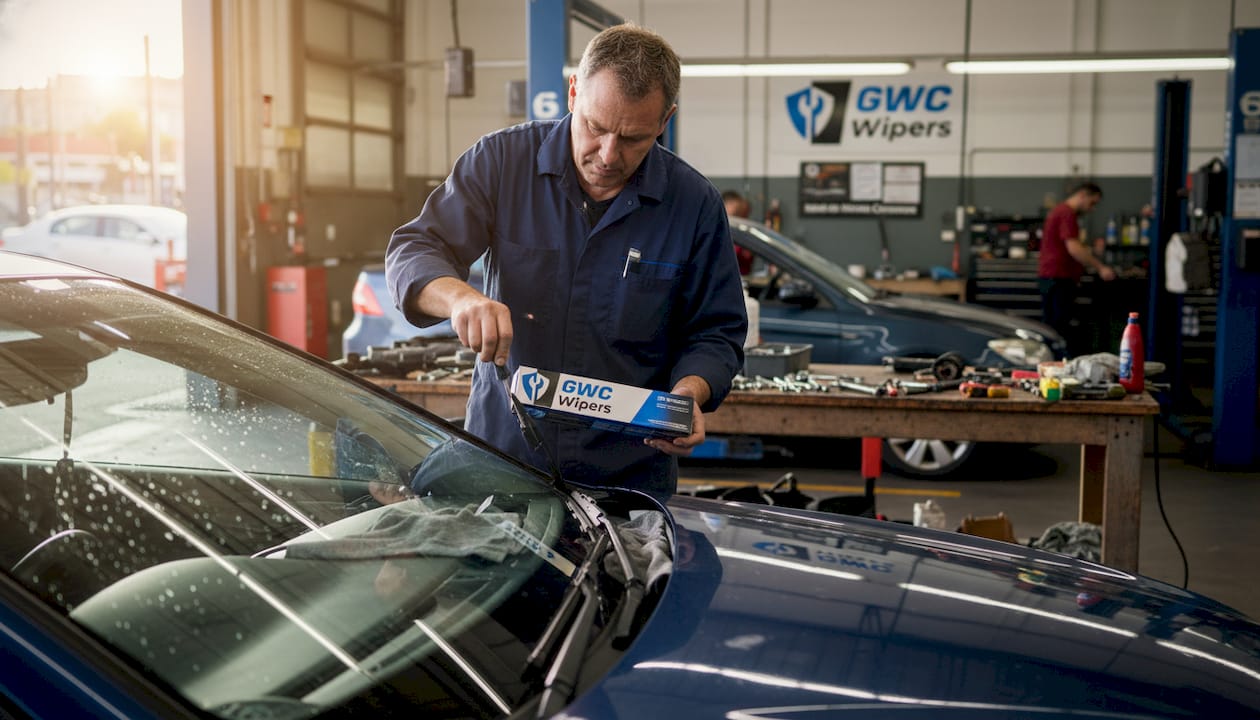 How to fit wiper blades in an auto shop: flawless results