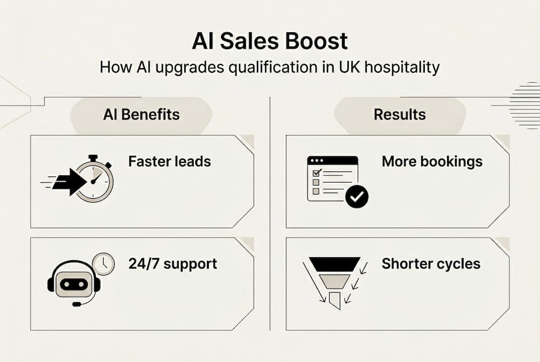 Infographic on AI lead improvement results