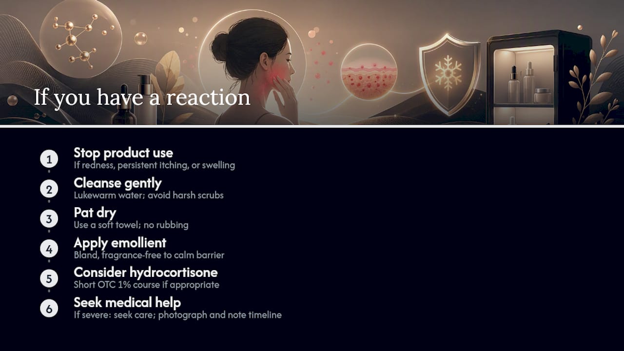 Reaction response and escalation pathway