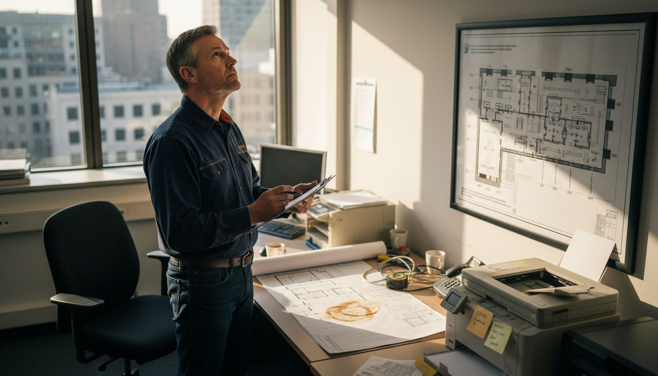 Consultant surveying office for camera installation