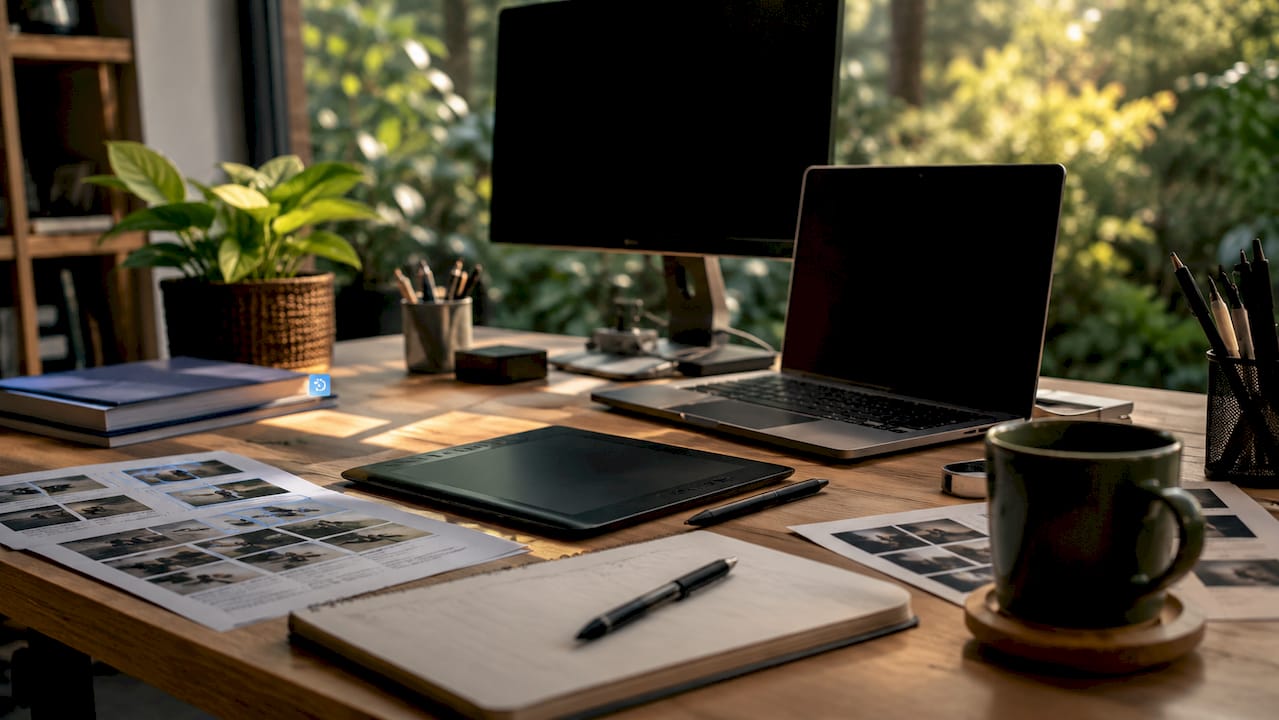 Isometric workspace with data annotation tools