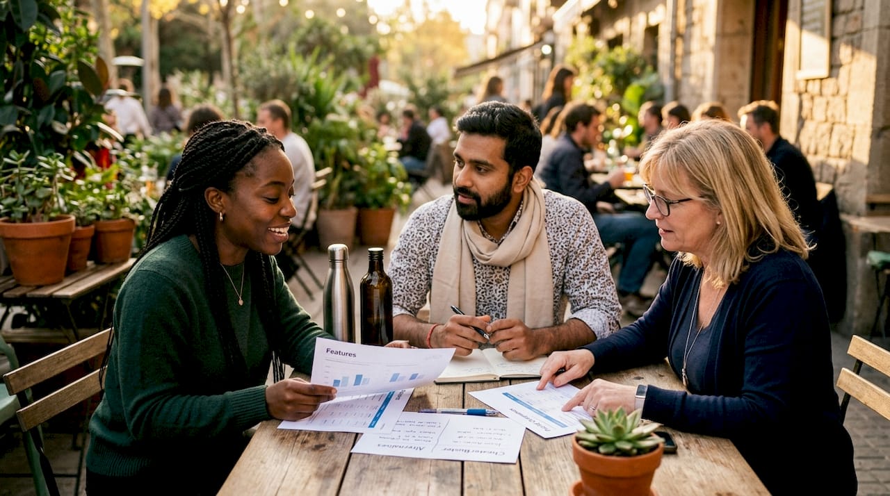 Team discussing CheaterBuster alternative services