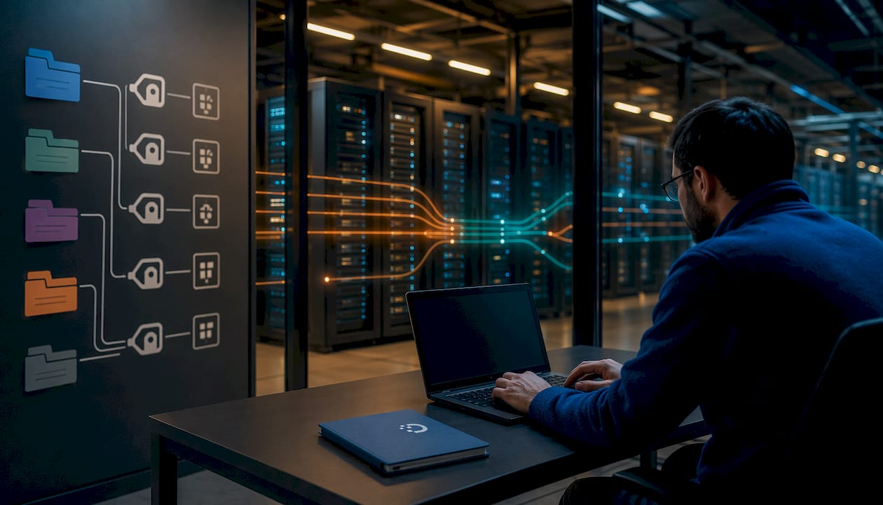Isometric server infrastructure and data annotation