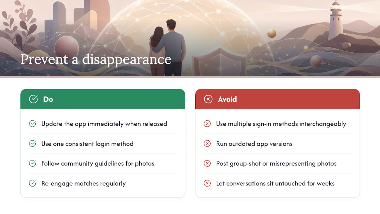 How Can You Prevent a Profile From Disappearing Again? — overview diagram