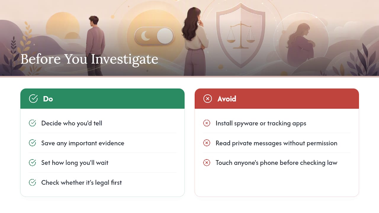 If You're Doing This Because You're Worried About Someone — overview diagram