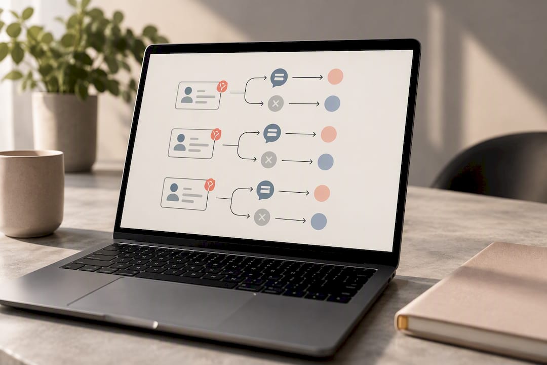 Illustration tracking Rose reply outcomes