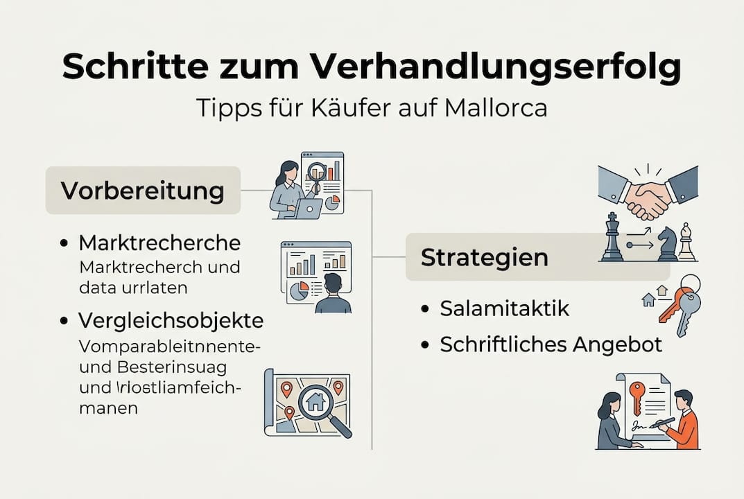 Schritt-für-Schritt-Übersicht: So verhandeln Sie erfolgreich beim Immobilienkauf auf Mallorca