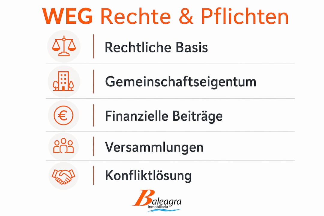 Übersicht: Rechte und Pflichten innerhalb der Wohnungseigentümergemeinschaft