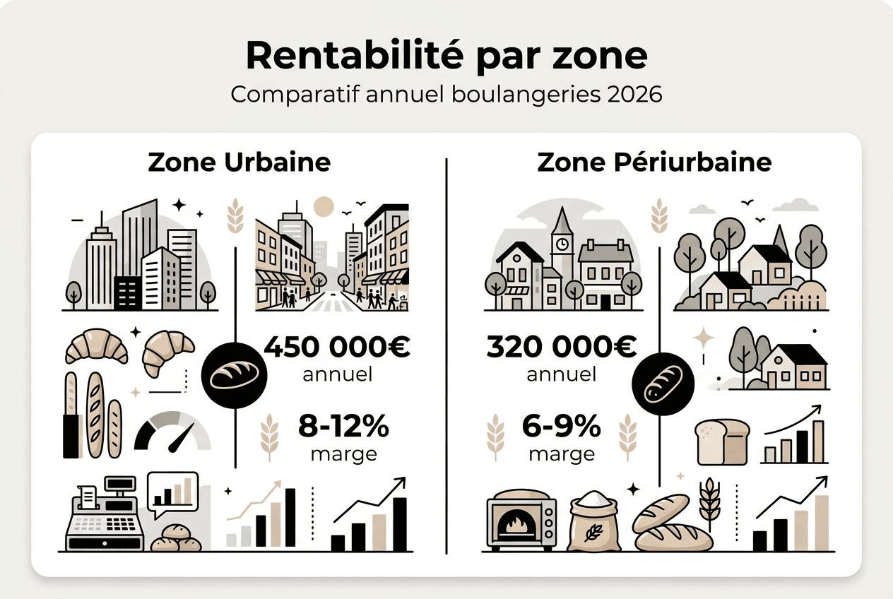 1773815124375 Infographie comparant marges boulangeries par zone Infographie sur la comparaison des marges réalisées par les boulangeries selon les différentes régions