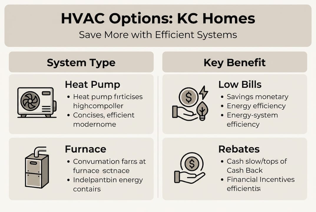 Infographic comparing KC HVAC system types