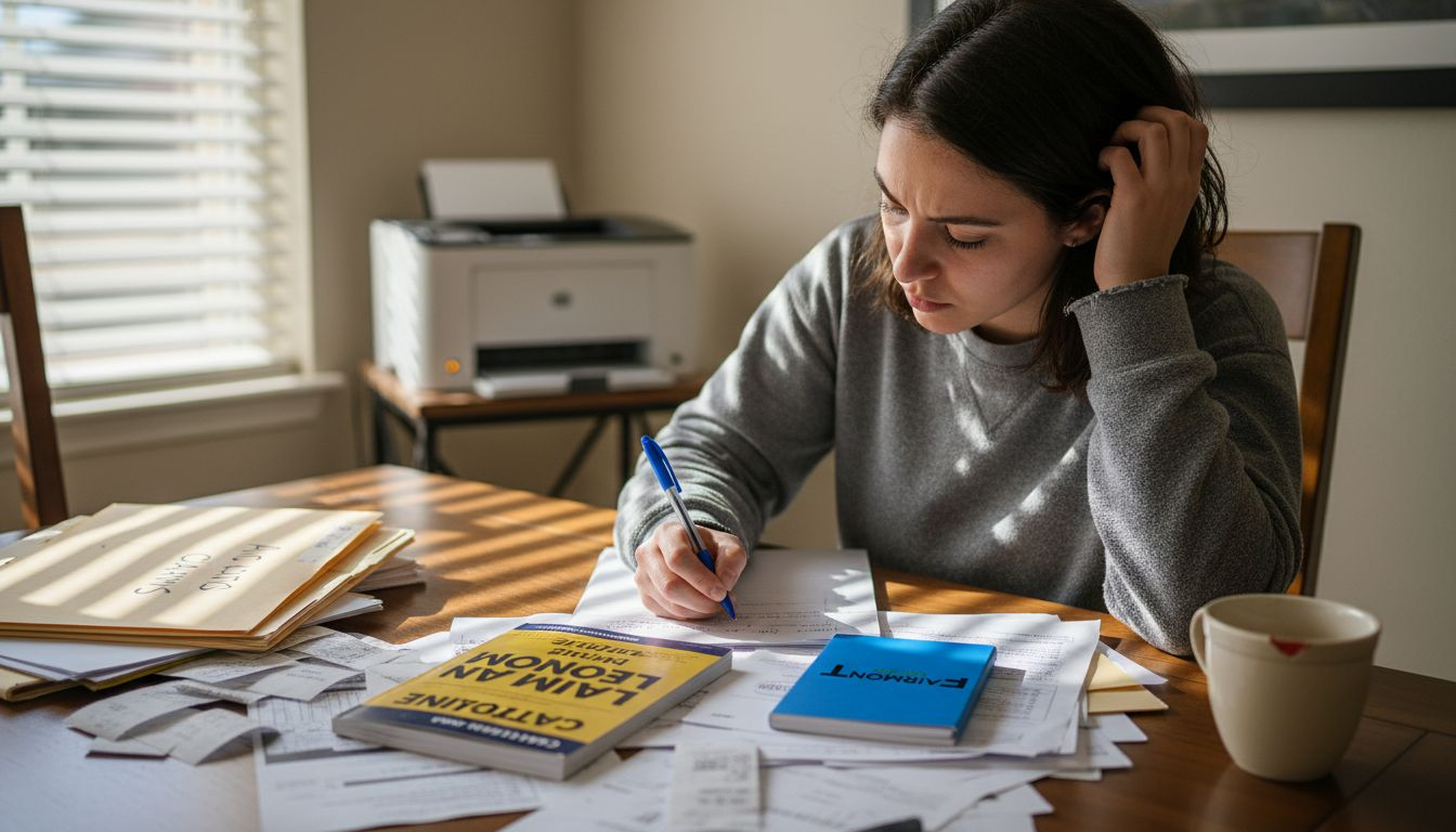 Consumer prepares California lemon law paperwork