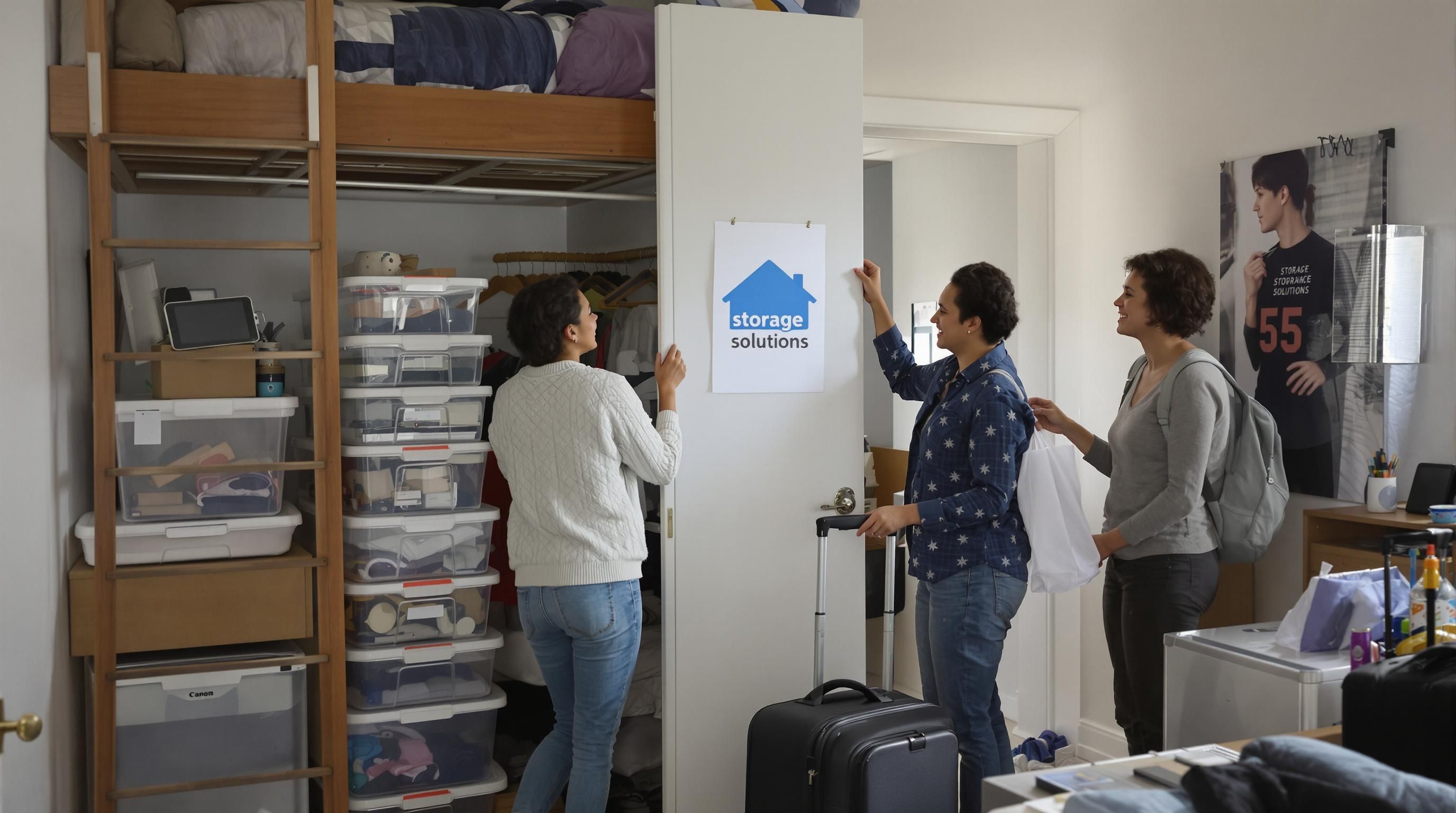 college dorm storage