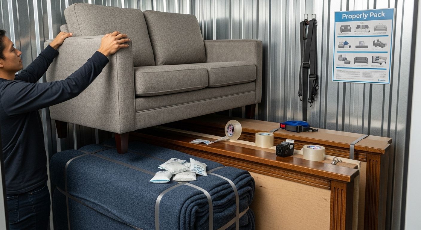 furniture storage packing