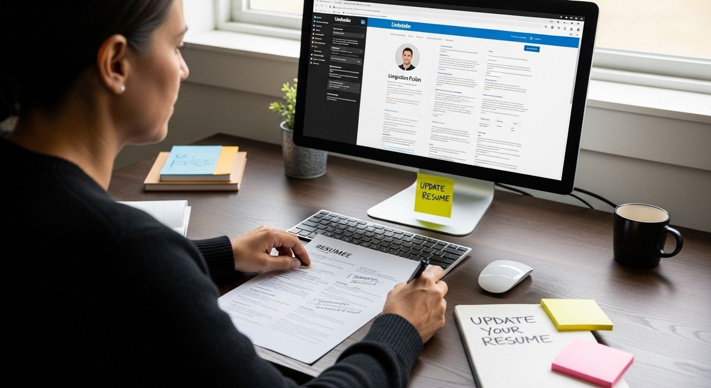 update resume LinkedIn midlife