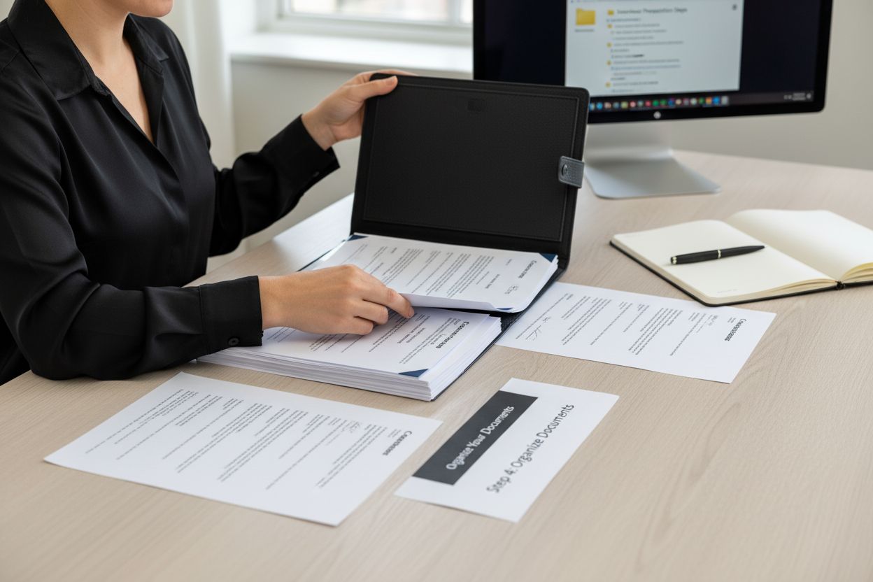 organize interview documents