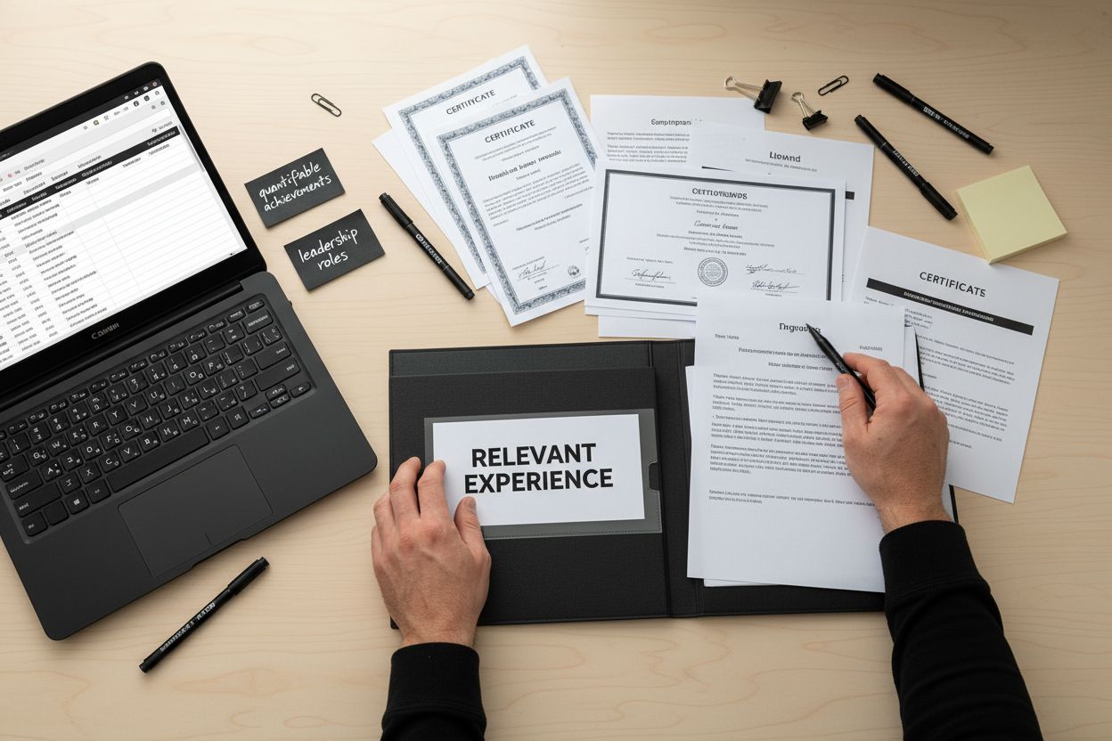 organizing relevant experience