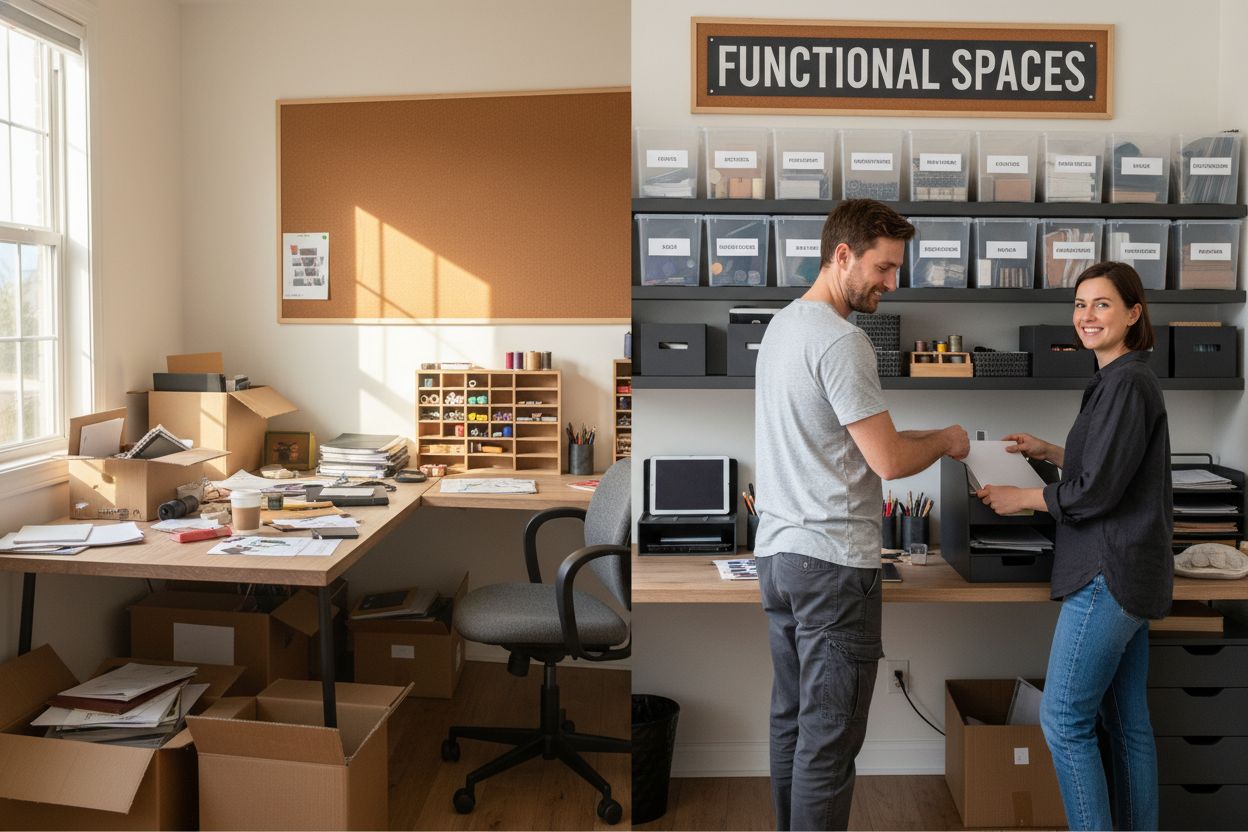 functional home spaces organization