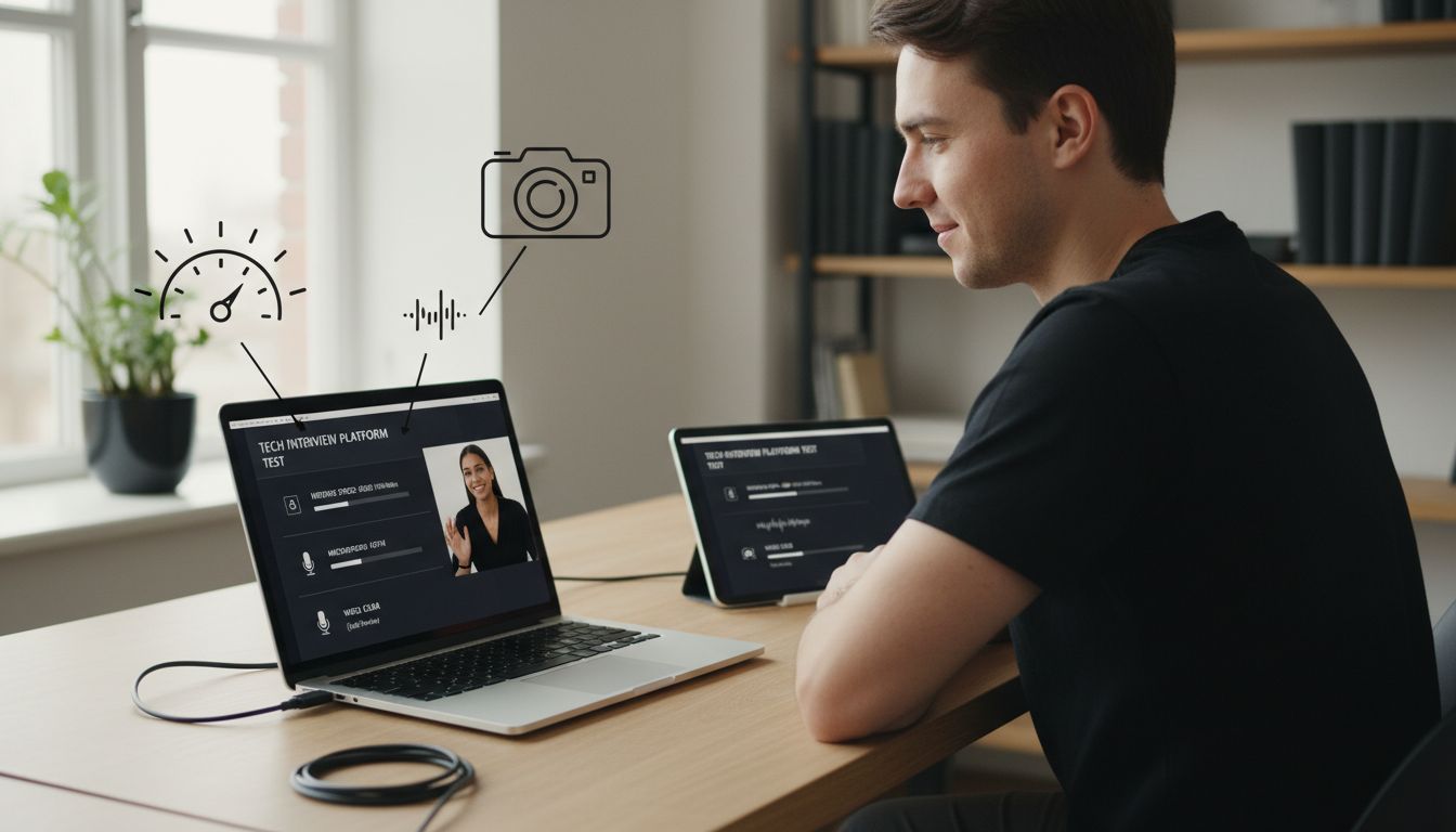remote interview tech check