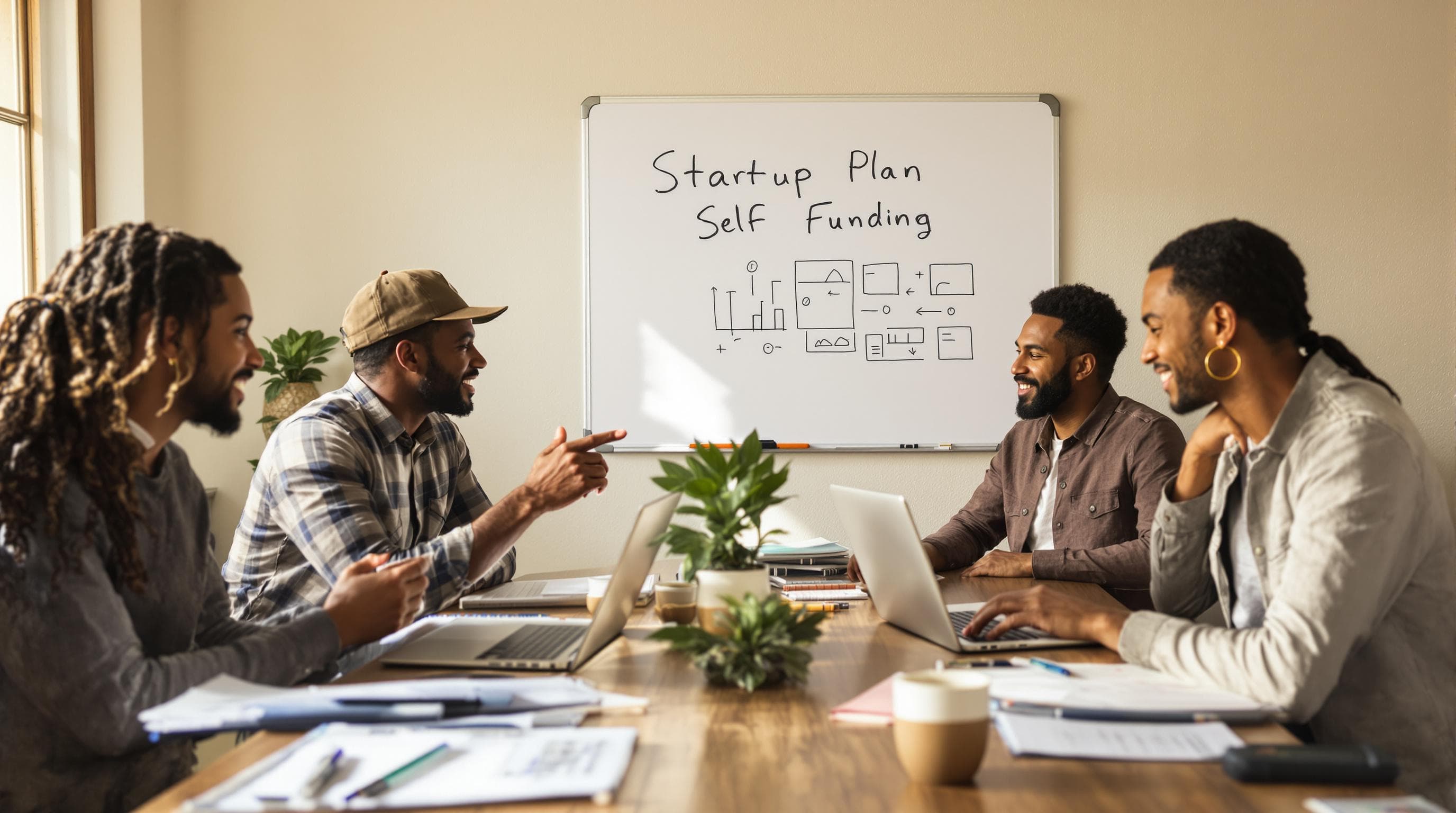 Aspiring entrepreneurs planning a self funded business at home
