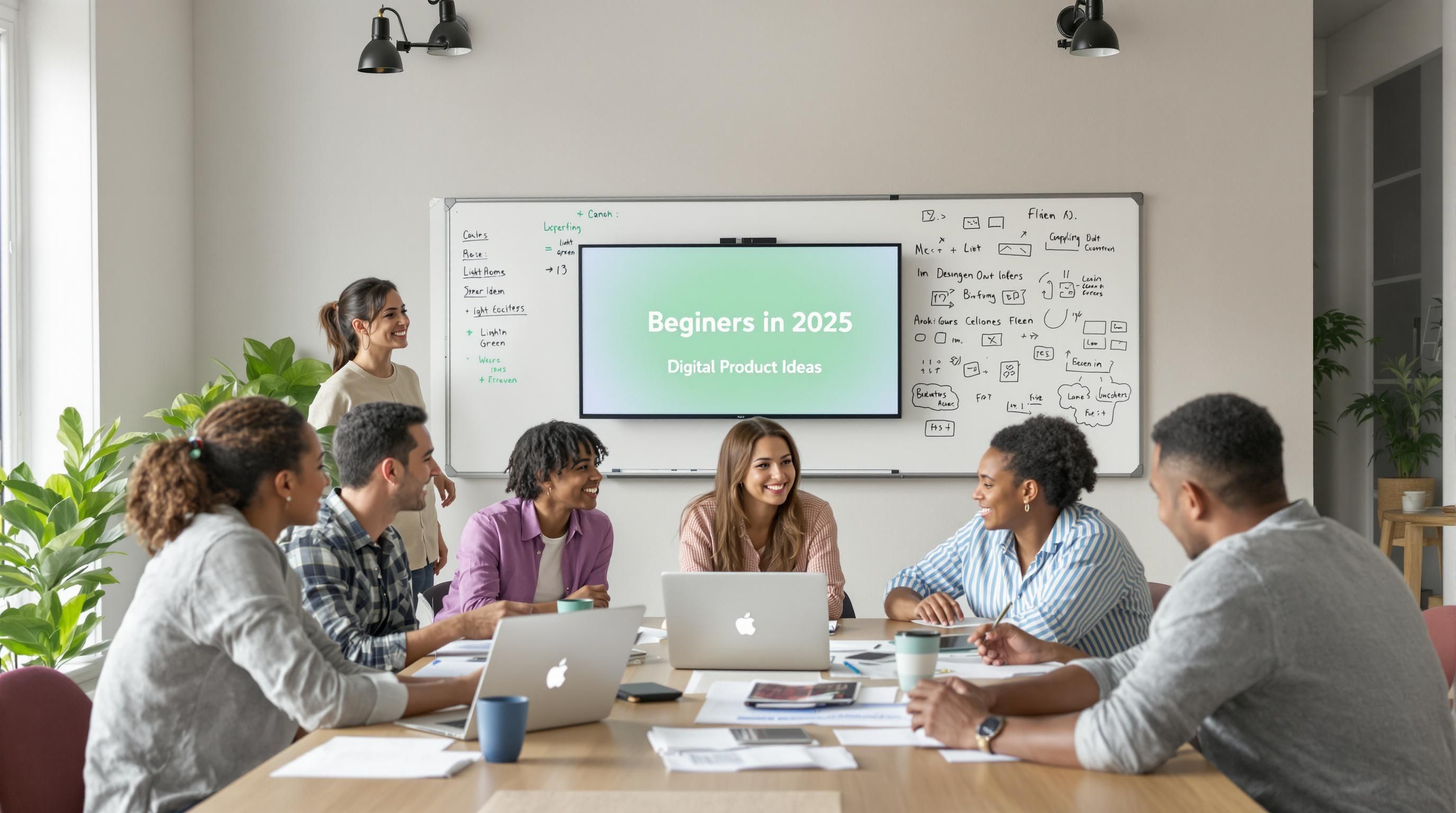 digital product ideas workspace