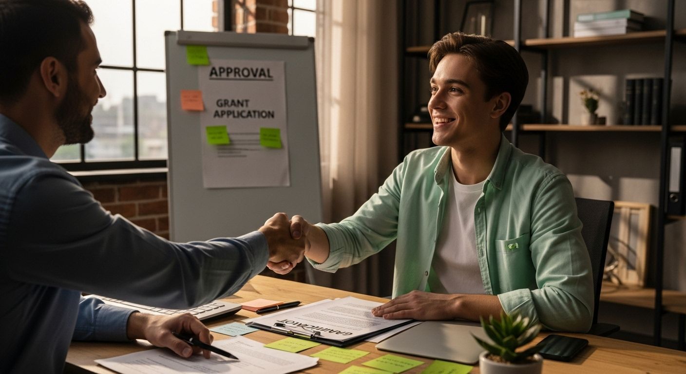 grant approval celebration office