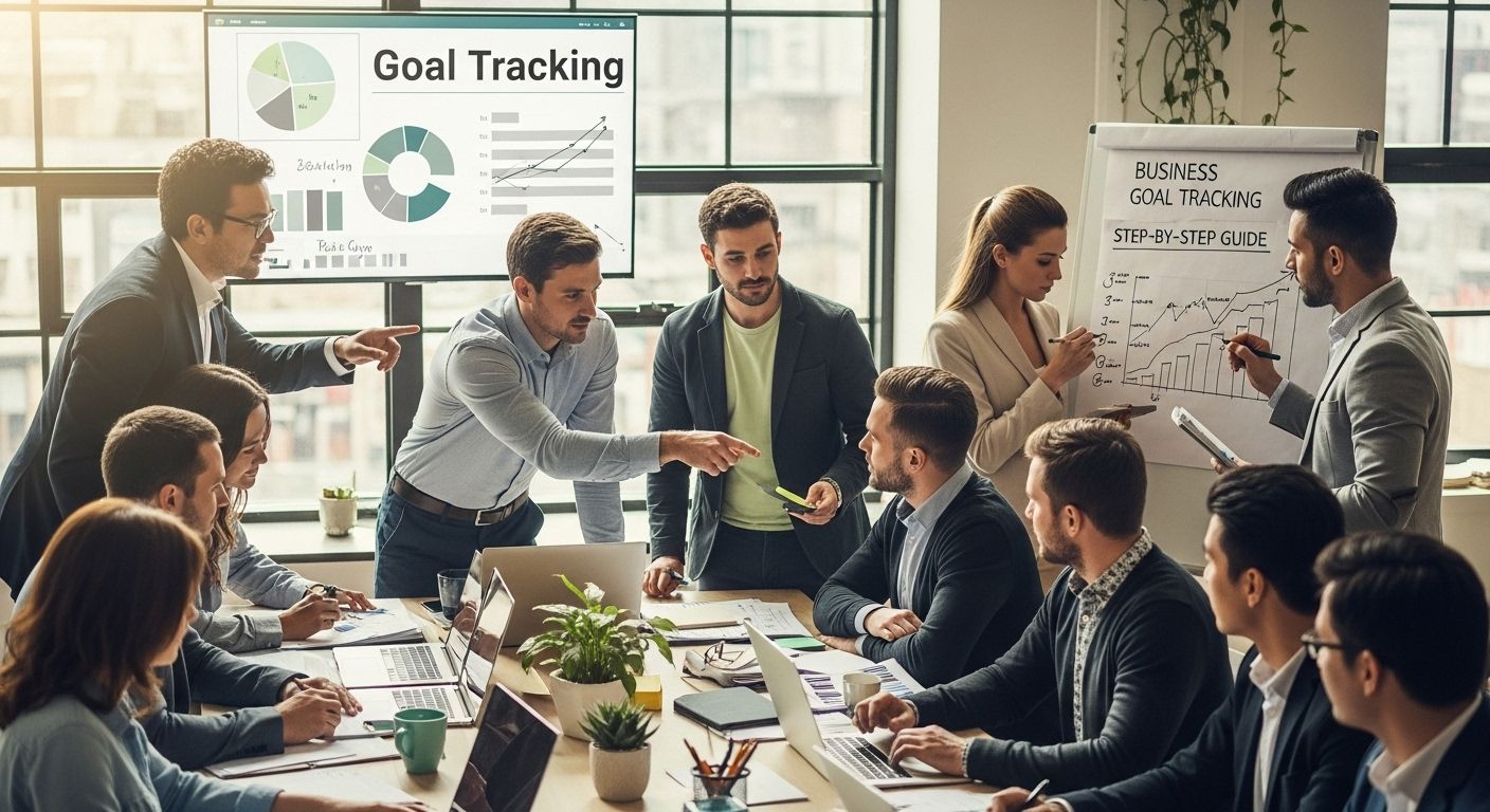 business goal tracking team
