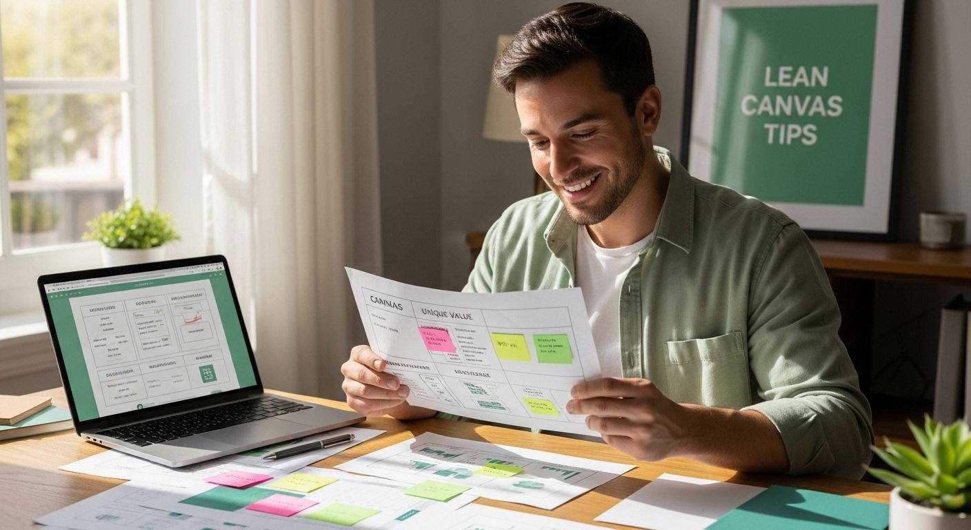 side hustler lean canvas