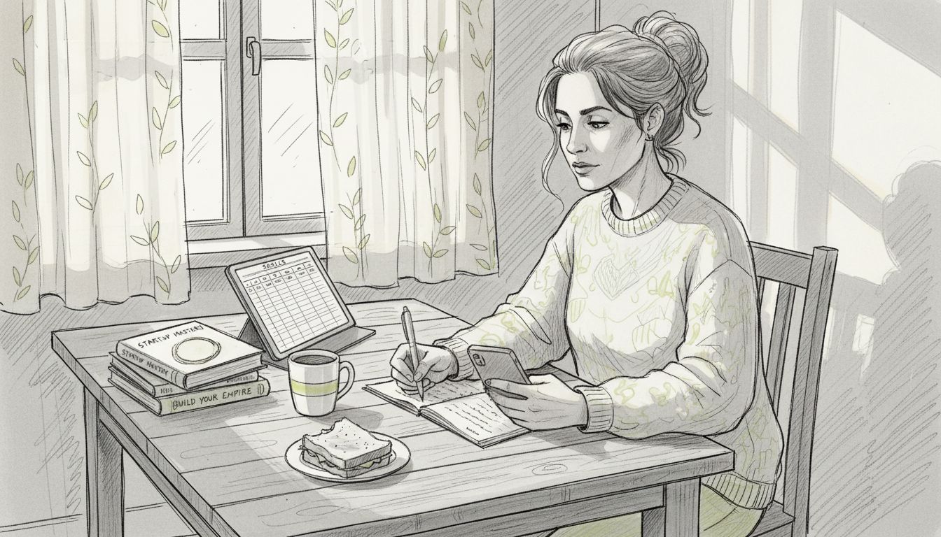 Founder assessing co-founder skills at home